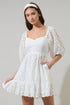 Sophy Eyelet Evy Sweetheart Mini Dress